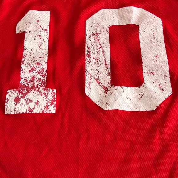 Los Angeles LA Ice Red Hockey Jersey Size LG #10 BAKKA Sports - Picture 8 of 12